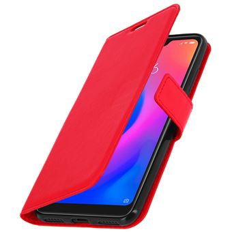 Capa Flip Avizar para Xiaomi Mi A2 Carteira Vermelho - 1