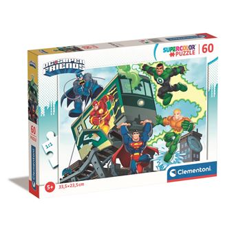Puzzle Clementoni Supercolor Banda Desenhada DC Comics Super Friends | 60 Peças - 1