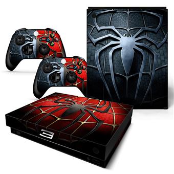 Autocolantes de Proteção HSMY para Consola e Comando Microsoft Xbox X - Spiderman -TN-XBONEX-0479 - 1