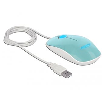 Rato com Fios DeLOCK 12538 Turquesa