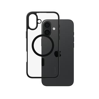 Capa para Telemóvel PanzerGlass CARE™ by PanzerGlass® Urban Combat Case Transparent w. Black Frame & MagSafe iPhone 16 Plus | Preto - 1