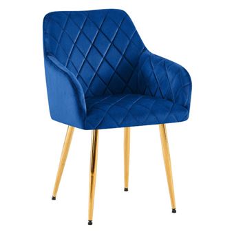 Cadeira Dudeco Bilbau Gold | Azul marinho - 1
