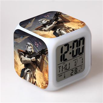 Despertador Infantil HSMY | LED | Multifuncional Colorido | Star Wars 13 - 1