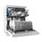 Máquina de Lavar Loiça Candy CDPN 1L390PW A+_3