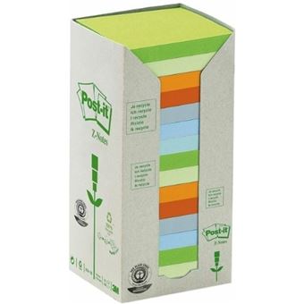 Post-It R3301RPT bloco de notas autocolante Rectângulo Multi cor 100 folhas - 1