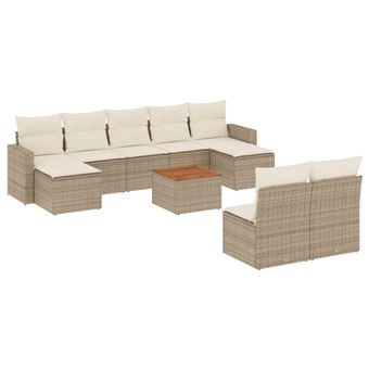 Conjunto de Mobiliário de Exterior VidaXL 3256653 - 1