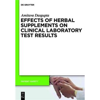 Effects Of Herbal Supplements On Clinical Laboratory Test Results 02 Patient Safety, 2 - 1