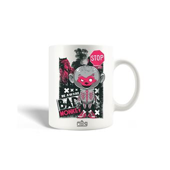 Caneca Maniacase Hande Stop! Cuidado com o Macaco Mau - 1