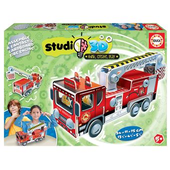 Jogo Educa Camião de Bombeiros Studio 3D 19186 - 1