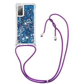 Capa ZURSANA para Samsung Galaxy S20 FE | TPU | com Cordão | Azul - 1