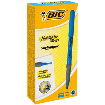 Marcador BIC Highlighter Grip | Azul - 1