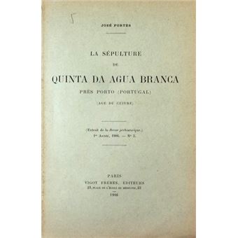 La sépulture de quinta da agua branca. - 1