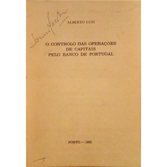 O controlo das operações de capitais pelo banco de portugal. - 1
