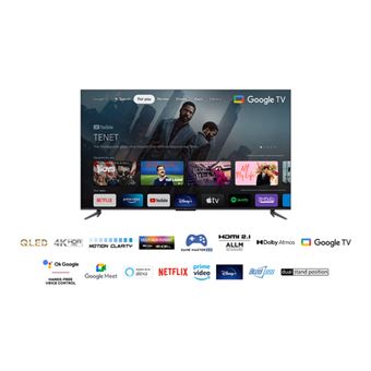 TV TCL 55C649 55 QLED UHD 4K HDR Android Dolby Audio