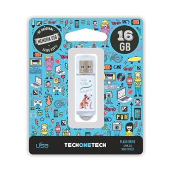 Pendrive Que Vida Mas Perra Tech-One-Tech Tec4009-16 16Gb - 1