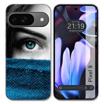 Capa de Silicone TUMUNDOSMARTPHONE para Google Pixel 9 5G | desenhos de olho - 1