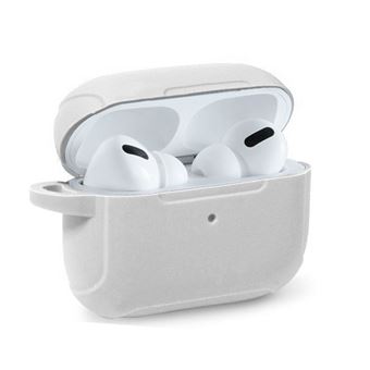 Bolsa para Apple Airpods Pro em silicone macio (branco) - 1