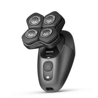 Aparador Corporal Philips 7000 series Head Shaver Pro 7000 Series HS7980/15 Máquina de barbear Advanced com autonomia de 90 min. | Preto - 1