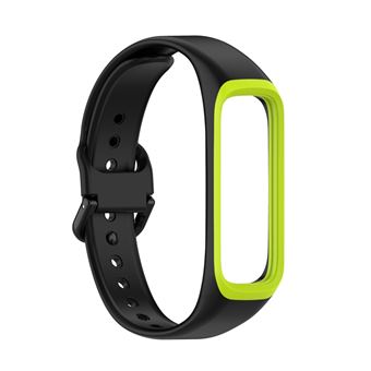 Pulseira de Silicone Magunivers para Samsung Galaxy Fit 2/SM-R220 - Preto/Verde - 1