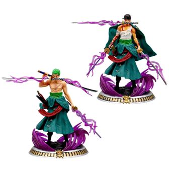 Figura Anime One Piece EZII Roronoa Zoro 20 GREEN 2em1 - 1