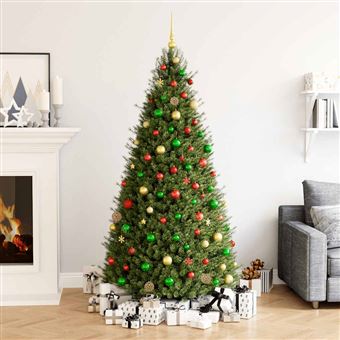 Conjunto Enfeites Natal | 111 Peças | Poliestireno vermelho/verde/dourado - 1