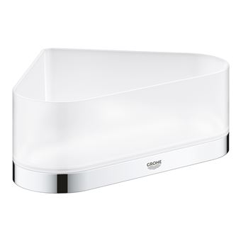 Base de Duche GROHE Selection | Angular | Cromado, Branco - 1
