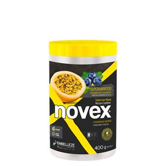 Máscara para Cabelo Novex SuperHairFood Maracujá  Mirtilo | 400g - 1