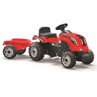 Trator para Criança Smoby 7600710108 - Preto e Magenta