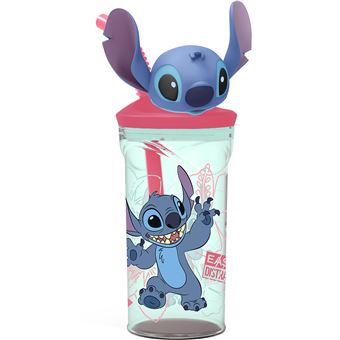 Copo Disney Stitch com Tampa 3D e Palhinha | 360Ml - 1