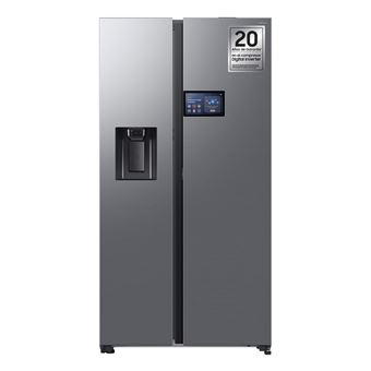 Frigorífico Americano Samsung RS90F64EET | 178,4x91,2x72,6 cm | 621 L | E | Aço inoxidável - 1