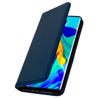 Capa Flip Avizar para Huawei P30 Pro Carteira de Silicone Azul escuro - 1