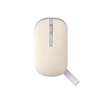 Rato Wireless ASUS Marshmallow Mouse MD100 | 1600 DPI | Bege, Verde - 1