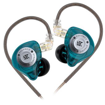 Auriculares Curvos SZSMART KZ-EDX Pro X com Microfone | Azul | In ear | sensibilidade 108±3db - 1