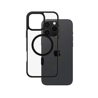 Capa para Telemóvel PanzerGlass CARE™ by PanzerGlass® Urban Combat Case Transparent w. Black Frame & MagSafe iPhone 16 Pro Max | Preto - 1