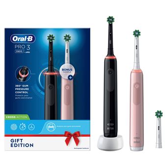 Escova de Dentes Elétrica Oral-B Pro 3 3900N Gift Edition | Rosa - 1