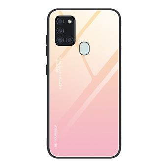 Película Vidro Temperado Lmobile para Samsung Galaxy A21S Rosa - 1