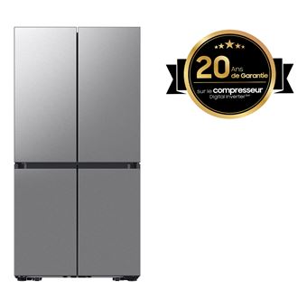 Frigorífico Americano Samsung RM70F63NER | 185,3x91,2x68,3 cm | 648 L | E | Aço inoxidável - 1