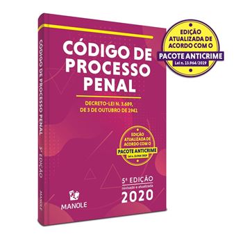 Código de Processo Penal: Decreto-Lei N. 3.689, de 3 de Outubro de 1941 - 1