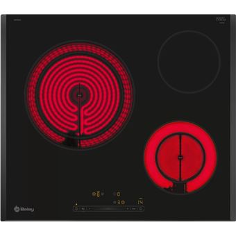 Placa de Vitrocerâmica Balay 3EB765LQ | Elétrica | 59.2 cm | 3 Zonas | Preto - 1