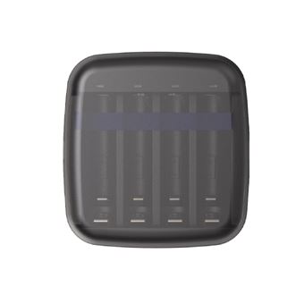 Carregador de Bateria XTAR BC4 battery charger R03 / AAA and R6 / AA Li-ion 1 5V / NiMH | Preto - 1