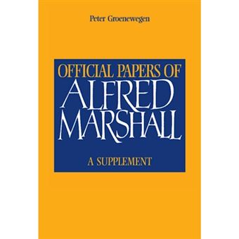 Official Papers of Alfred Marshall - A Supplement - Hardback - 1996 - 1