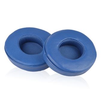 Almofadas para Auscultadores V-REEL para Beats Solo 2 Wired | Azul | Couro de Ovelha - 1
