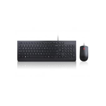 Teclado com Fios + Rato Lenovo 4X30L79910 | Idioma: Português | Preto - 1