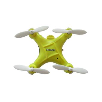 Drone com Câmara NINCO AIR POCKET | 4 Rotores | 300 mAh - Amarelo