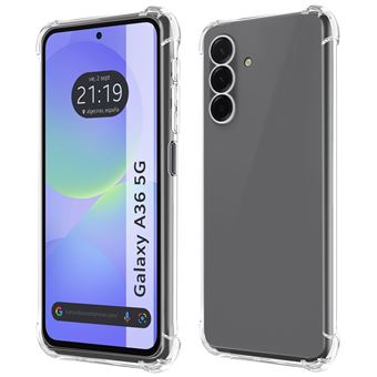 Capa TUMUNDOSMARTPHONE de Silicone Transparente à Prova de Choque para Samsung Galaxy A36 5G - 1