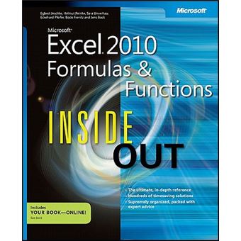 Excel 2010 Formulas and Functions Inside Out - 1