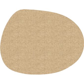 Tapete de Vinil VINILIKO Forma Fibra Natural | 90x115 cm | PVC Antiderrapante | Vinílico | Impermeável | Lavável | Ignífugo - 1