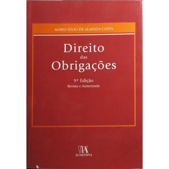 Direito das obrigações. [9.ª edição, reimpressão] - 1