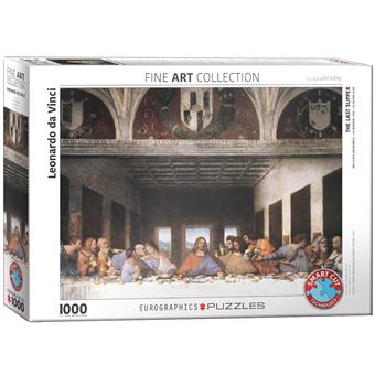 Puzzle Eurographics A Última Ceia | The Last Supper by da Vinci| 1000 Peças - 1