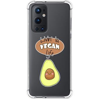 Capa Tumundosmartphone de silicone anti-choque para OnePlus 9 Pro 5G desenhos  design Vegan Life - 1